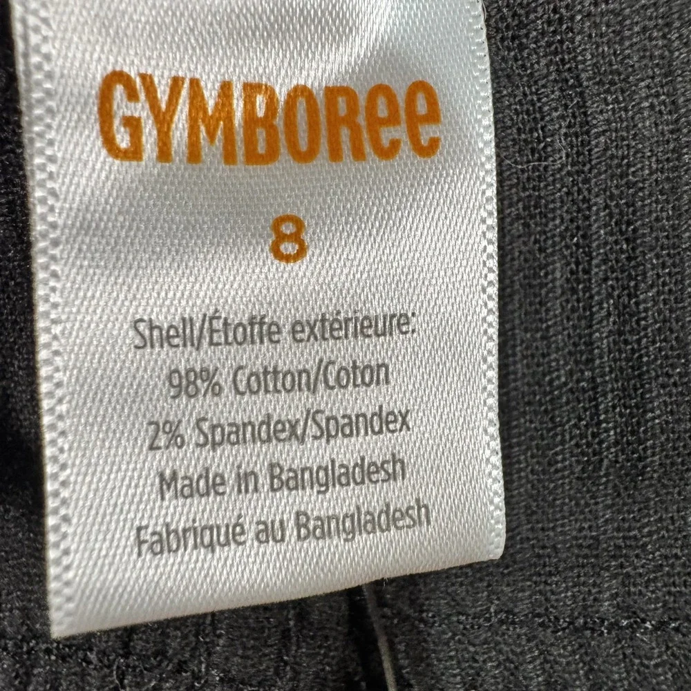 NWT Gymboree Black Corduroy Pants Boys Size 8 Unisex Cotton